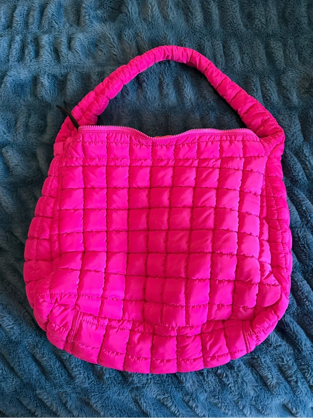 FP Movement by Free People Neon Pink Quilted Shoulder Bag